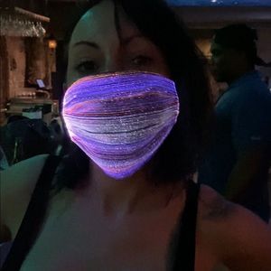 **HOST PICK** 10 LED Light Up Multicolor Fashion Face Masks With Washable Filter